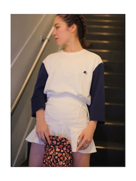 「STARTER BLACK LABEL（スターターブラックレーベル）のアイテム（トップス）」を使った、riya matsudaさん（レディース・160cm）の春コーディネート