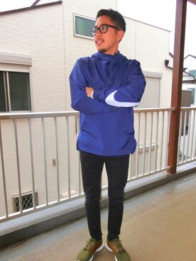 masato使用「NIKE（NIKE AS M NSW JKT HD WVN PKBL【SP】）」的時尚穿搭
