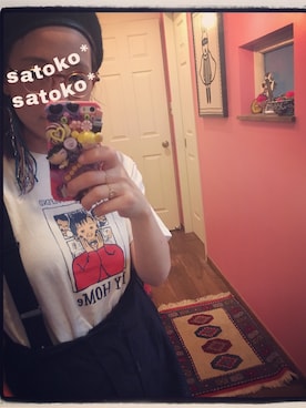 satoko*さん（レディース・156cm）の春コーディネート
