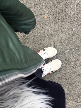 「NIKEスニーカー」｜co-naさん（レディース・155cm・30代）の冬コーディネート