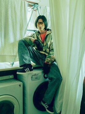 「model」｜邱明さん（レディース・173cm）の夏コーディネート