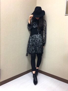 「アイテム（ブーティ）」を使った、Million_miiiさん（レディース・162cm・30代）の秋コーディネート