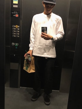 「FTC（エフティーシー）のアイテム（キャップ）」を使った、kAiToさん（メンズ・173cm）の夏コーディネート