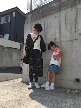 「アイテム（おもちゃ、ホワイト系）」を使った、S,hak,Ｙさん（メンズ・170cm）の春コーディネート