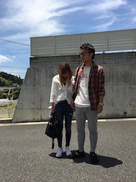 「SILVER BULLET（シルバーバレット）のアイテム（トップス）」を使った、S,hak,Ｙさん（メンズ・170cm）の春コーディネート