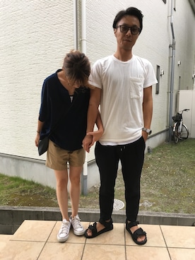 「DOT DASH（ドットダッシュ）のアイテム」を使った、S,hak,Ｙさん（メンズ・170cm）の夏コーディネート