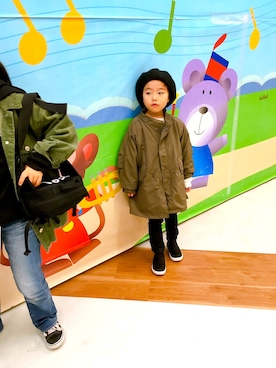 「BRANSHES（ブランシェス）のアイテム（パンツ）」を使った、S,hak,Ｙさん（メンズ・170cm）の冬コーディネート