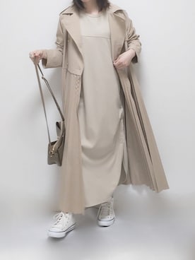 「リップスター」｜「アイテム（ジャケット/アウター）」を使った、yume さん（レディース・160cm）の冬コーディネート