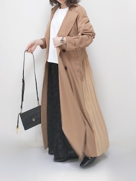 「アントマリーズ」｜「アイテム（スウェット）」を使った、yume さん（レディース・160cm）の冬コーディネート