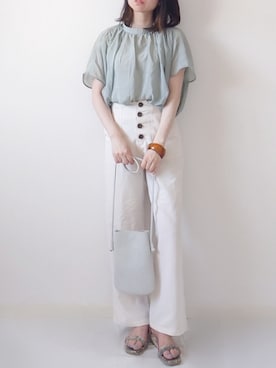 「しまむら（シマムラ）のアイテム（その他）」を使った、yume さん（レディース・160cm）の春コーディネート