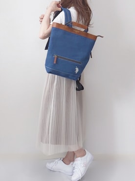 「CITRINE Chakra（シトリンチャクラ）のアイテム（アクセサリー）」を使った、yume さん（レディース・160cm）の夏コーディネート
