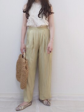 「ancloset」｜「アイテム（アクセサリー）」を使った、yume さん（レディース・160cm）の夏コーディネート