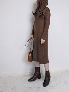 「ancloset」｜「アイテム（アクセサリー）」を使った、yume さん（レディース・160cm）の秋コーディネート