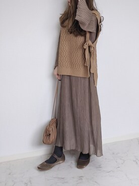 「しまむら（シマムラ）のアイテム（その他）」を使った、yume さん（レディース・160cm）の秋コーディネート