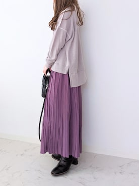 「ancloset」｜「アイテム（ブーツ）」を使った、yume さん（レディース・160cm）の冬コーディネート