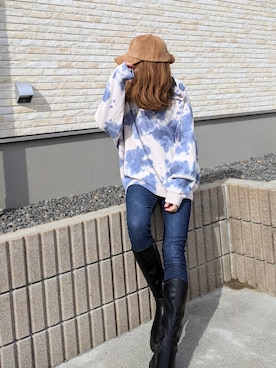 「Millennial Generation（ミレニアルジェネレーション）のアイテム」を使った、yume さん（レディース・160cm）の冬コーディネート