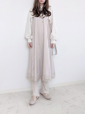 「clear（クリア）のアイテム（アクセサリー）」を使った、yume さん（レディース・160cm）の春コーディネート