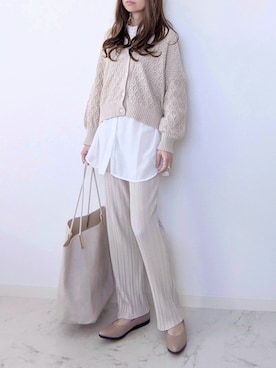 「Lady worker（レディワーカー）のアイテム」を使った、yume さん（レディース・160cm）の春コーディネート