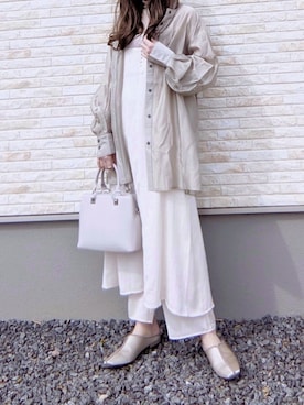 「AmbreNeige」｜「アイテム（ハンドバッグ）」を使った、yume さん（レディース・160cm）の春コーディネート