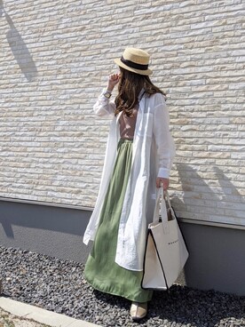 「polcadot」｜「アイテム（アクセサリー）」を使った、yume さん（レディース・160cm）の春コーディネート