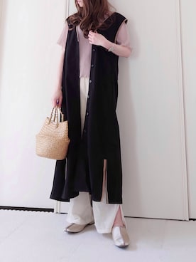 「Happy John（ハッピージョン）のアイテム（ワンピース/ドレス）」を使った、yume さん（レディース・160cm）の春コーディネート