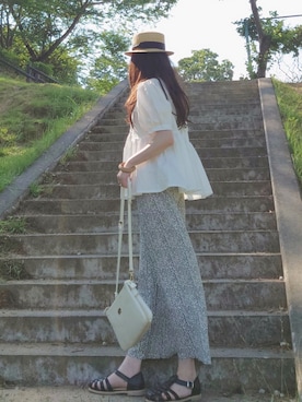 「polcadot」｜「アイテム（アクセサリー）」を使った、yume さん（レディース・160cm）の夏コーディネート