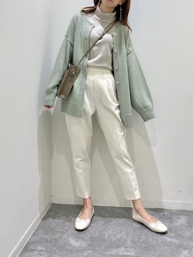 「アイテム（バレエシューズ）」を使った、fuunaさん（レディース・162cm・20代）の冬コーディネート