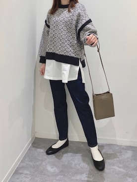 fuunaさん（レディース・162cm）の冬コーディネート