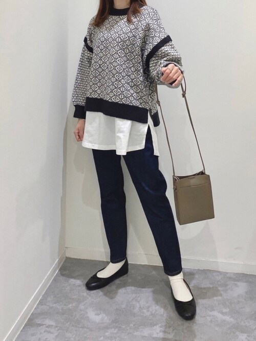 Global Work 和歌山ミオfuunaさんのデニムパンツを使ったコーディネート Zozotown
