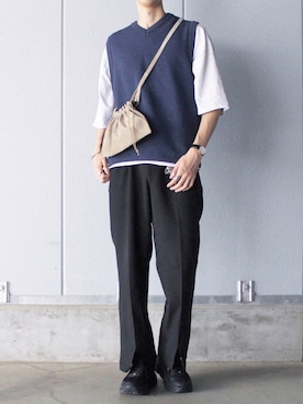 「O（オー）のアイテム」を使った、Ryuさん（メンズ・183cm）の夏コーディネート