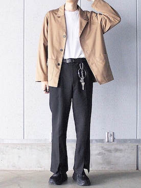 「O（オー）のアイテム」を使った、Ryuさん（メンズ・183cm）の夏コーディネート