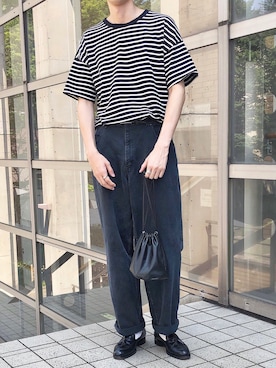 「YARD PLUS（ヤードプリュス）のアイテム」を使った、Ryuさん（メンズ・183cm）の夏コーディネート