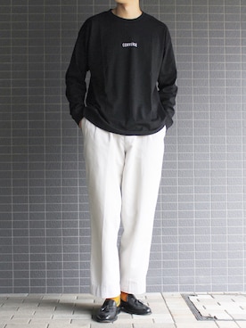 「CONVERSE（コンバース）のアイテム（トップス）」を使った、Ryuさん（メンズ・183cm）の秋コーディネート