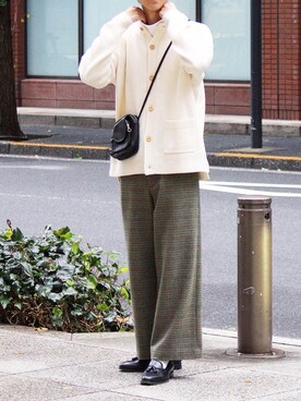 カーディガン ボレロを使った 白ニット のメンズ人気ファッションコーディネート ユーザー Wearista Wear