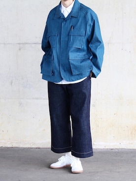 「Sillage（シアージ）のアイテム（ジャケット/アウター）」を使った、Ryuさん（メンズ・183cm）の春コーディネート