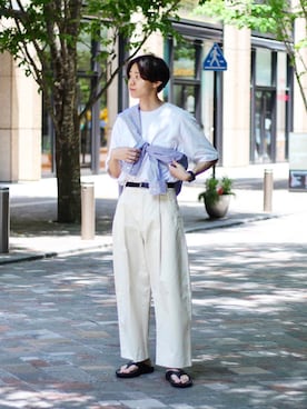 「G-SHOCK」｜「アイテム（その他）」を使った、Ryuさん（メンズ・183cm）の春コーディネート