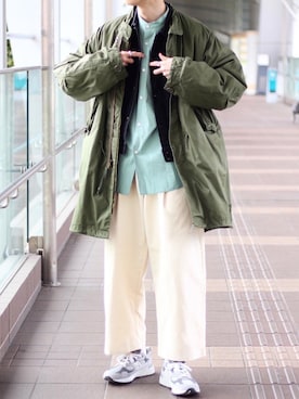 「FACTOTUM（ファクトタム）のアイテム（ジャケット/アウター）」を使った、Ryuさん（メンズ・183cm）の冬コーディネート