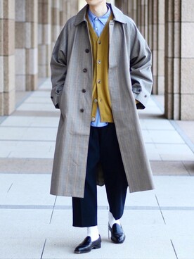 LENOのステンカラーコートを使った人気ファッションコーディネート - WEAR