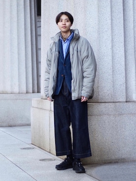 Ryuさん（メンズ・183cm）の冬コーディネート