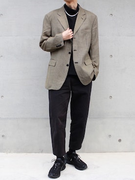 「STUDIO NICHOLSON（スタジオニコルソン）のアイテム（トップス）」を使った、Ryuさん（メンズ・183cm）の春コーディネート