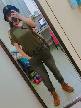 「KicKers（キッカーズ）のアイテム」を使った、あさださん（レディース・153cm）の春コーディネート