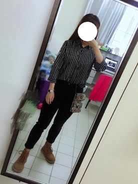 「KicKers（キッカーズ）のアイテム」を使った、あさださん（レディース・153cm）の春コーディネート