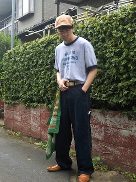 「大人古着」｜ケンタロウさん（メンズ・177cm）の春コーディネート