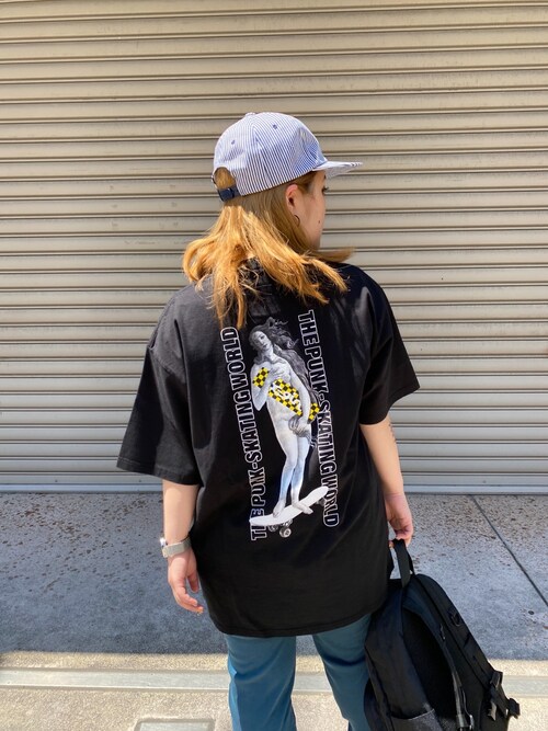 Xlarge X Girl なんばcity上之薗 紋乃さんのtシャツ カットソーを使ったコーディネート Zozotown