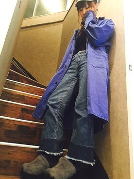 「アイテム（ピアス（両耳用））」を使った、marcydorn_staffさん（レディース・155cm・20代）の秋コーディネート