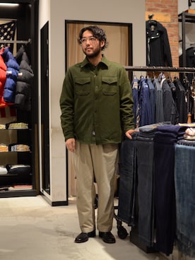 「schott(ショット)のアイテム(トップス)」を使った、sugaさん(メンズ・177cm)の冬コーディネート