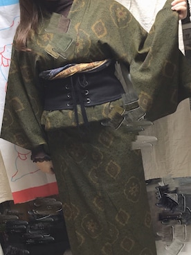 「和洋折衷」｜おいさん.さん（レディース・150cm・20代）の春コーディネート