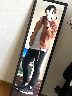 「Reebok（リーボック）のアイテム（スリッポン）」を使った、KeNさん（メンズ・174cm）の春コーディネート