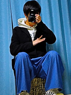 「アイテム（スカート）」を使った、🌜シティリバー🌛さん（メンズ・176cm）の冬コーディネート