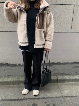 「fd style（エフディ スタイル）のアイテム（バッグ）」を使った、ちぇるさん（レディース・155cm）の春コーディネート